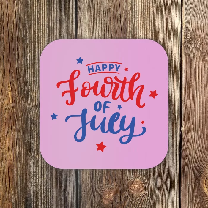 Happy 4th Of July Festive Holiday Coaster