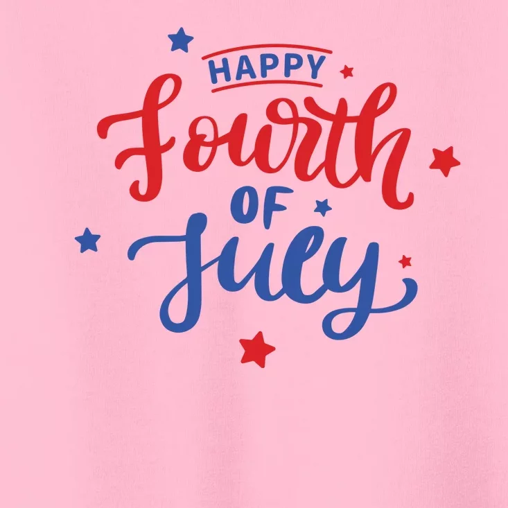 Happy 4th Of July Festive Holiday Toddler T-Shirt