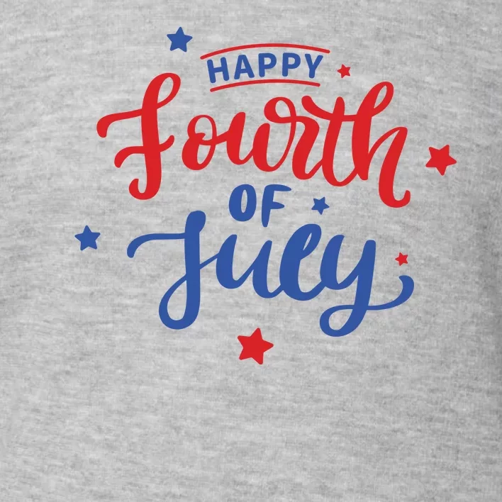 Happy 4th Of July Festive Holiday Toddler Sweatshirt