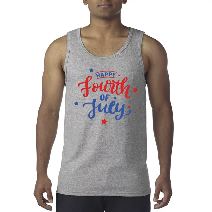 Happy 4th Of July Festive Holiday Tank Top