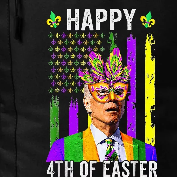 Happy 4th Of Easter Funny Joe Biden Mardi Gras Shenanigans Daily Commute Backpack