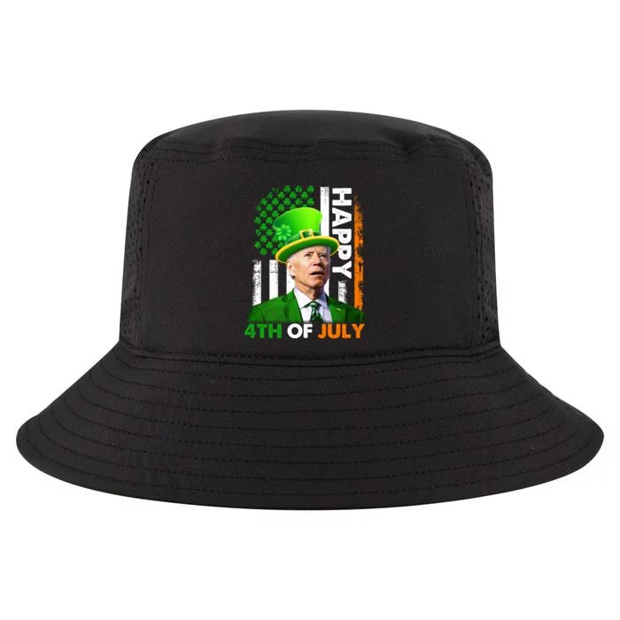 Happy 4th Of July Joe Biden St Patricks Day Leprechaun American Flag Cool Comfort Performance Bucket Hat