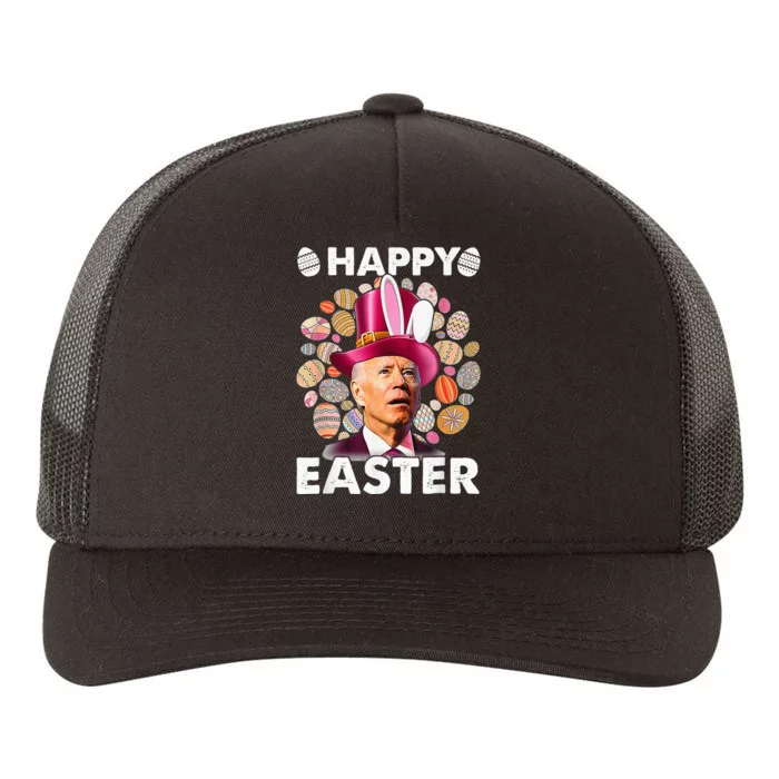 Happy 4th Of July Easter Biden Confused Rabbit Bunny Eggs Yupoong Adult 5-Panel Trucker Hat