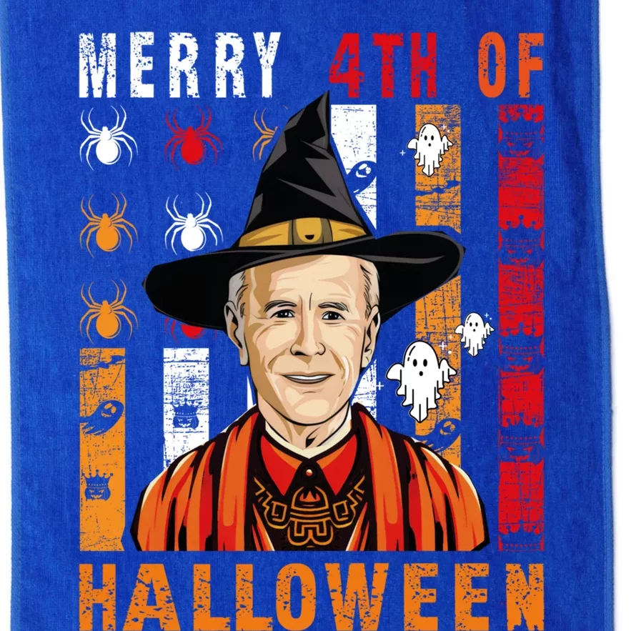 Happy 4th Of July Confused Funny Joe Biden Halloween Day Gift Platinum Collection Golf Towel