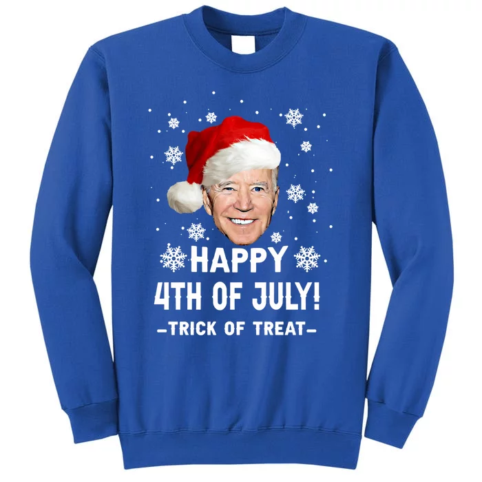 Happy 4th Of July Funny Joe Biden Christmas Ugly Gift Sweatshirt