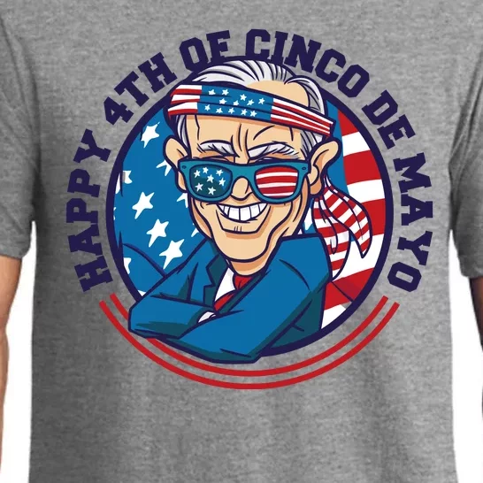 Happy 4th Of Cinco De Mayo Funny Joe Biden Pajama Set