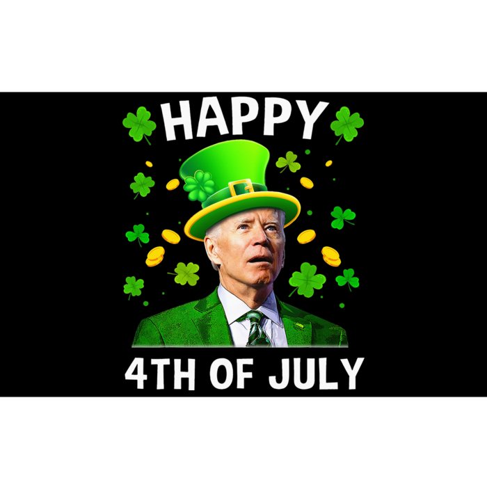 Happy 4th Of July Joe Biden St Patricks Day Leprechaun Hat Bumper Sticker