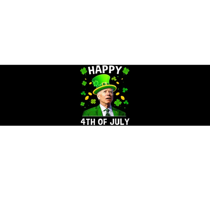 Happy 4th Of July Joe Biden St Patricks Day Leprechaun Hat Bumper Sticker