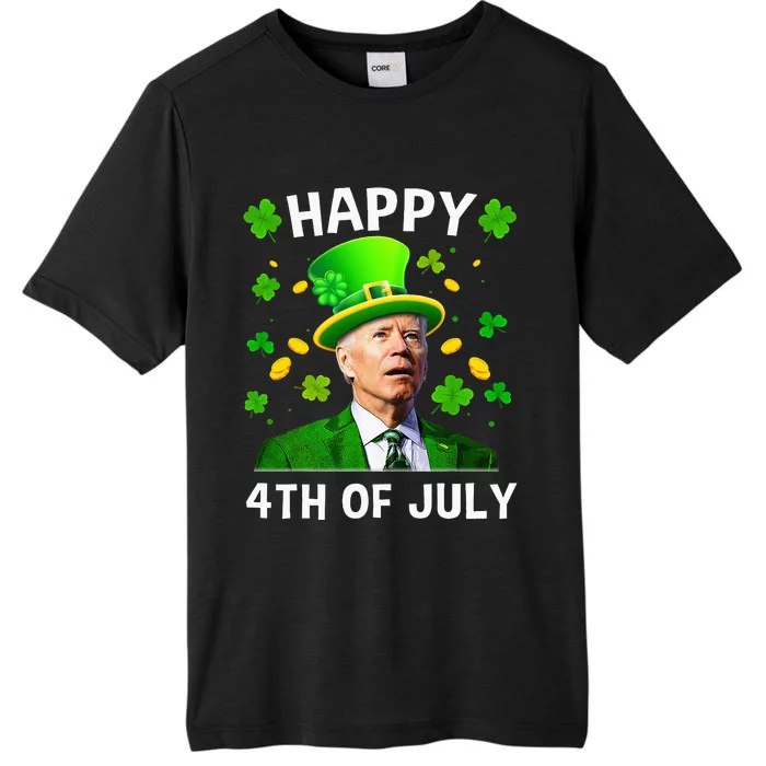 Happy 4th Of July Joe Biden St Patricks Day Leprechaun Hat ChromaSoft Performance T-Shirt