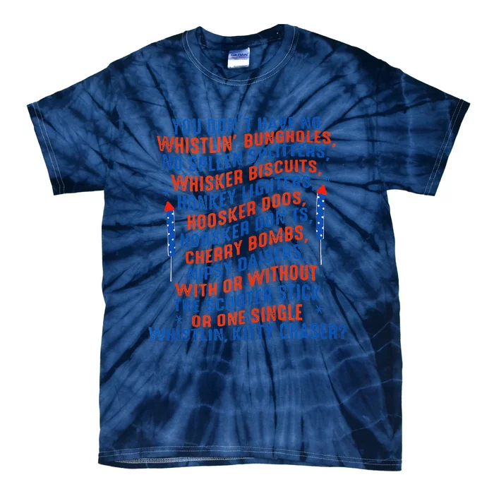 Happy 4th Of July Merica Funny American Flag Tie-Dye T-Shirt