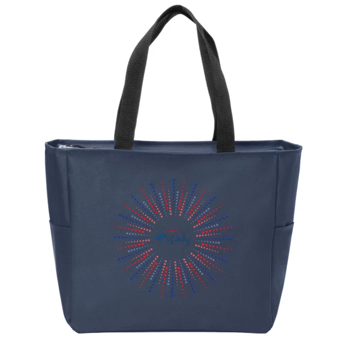 Happy 4th Of July Zip Tote Bag