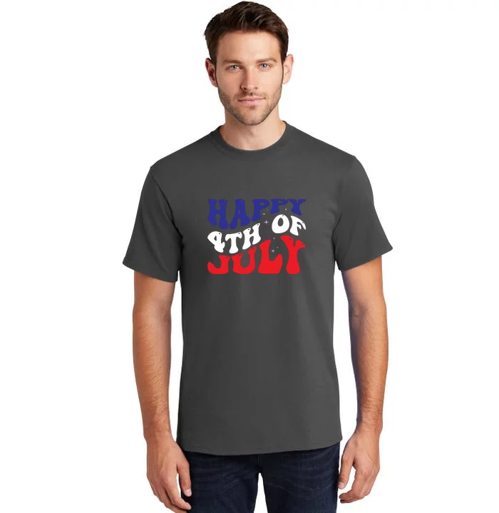 Happy 4th Of July Memorial Day Gift Tall T-Shirt