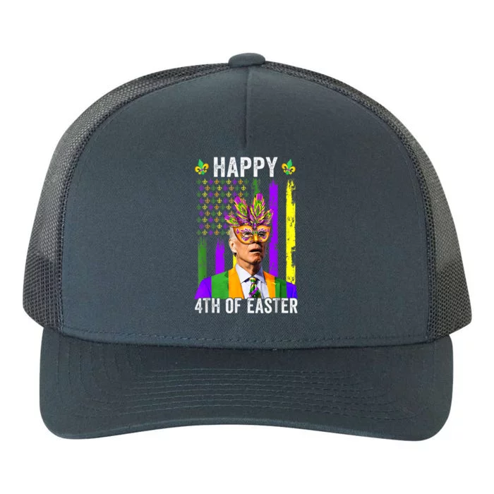 Happy 4th Of Easter Funny Joe Biden Mardi Gras Shenanigans Gift Yupoong Adult 5-Panel Trucker Hat