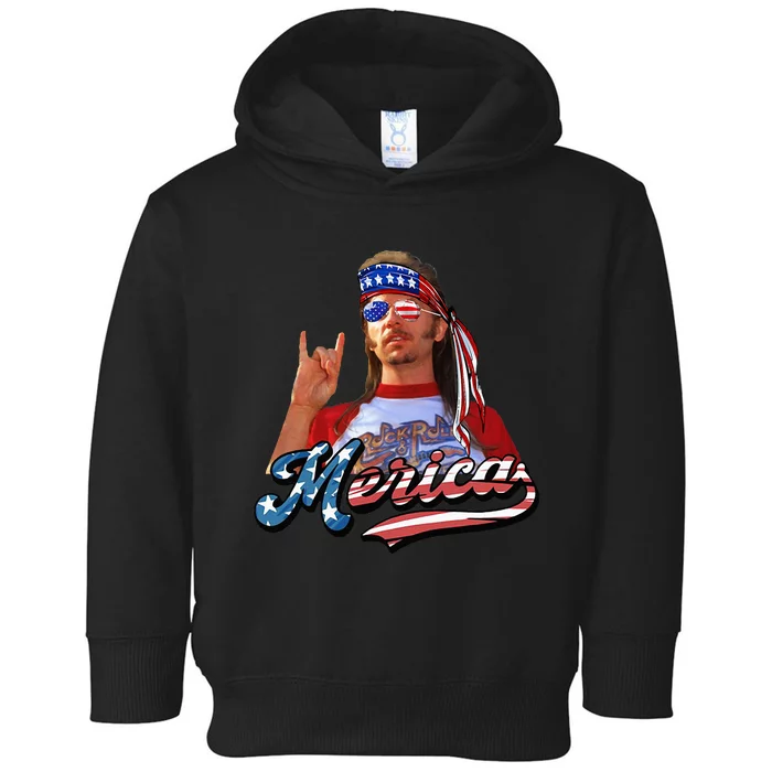 Happy 4th Of July Merica Funny Joe American Flag Toddler Hoodie