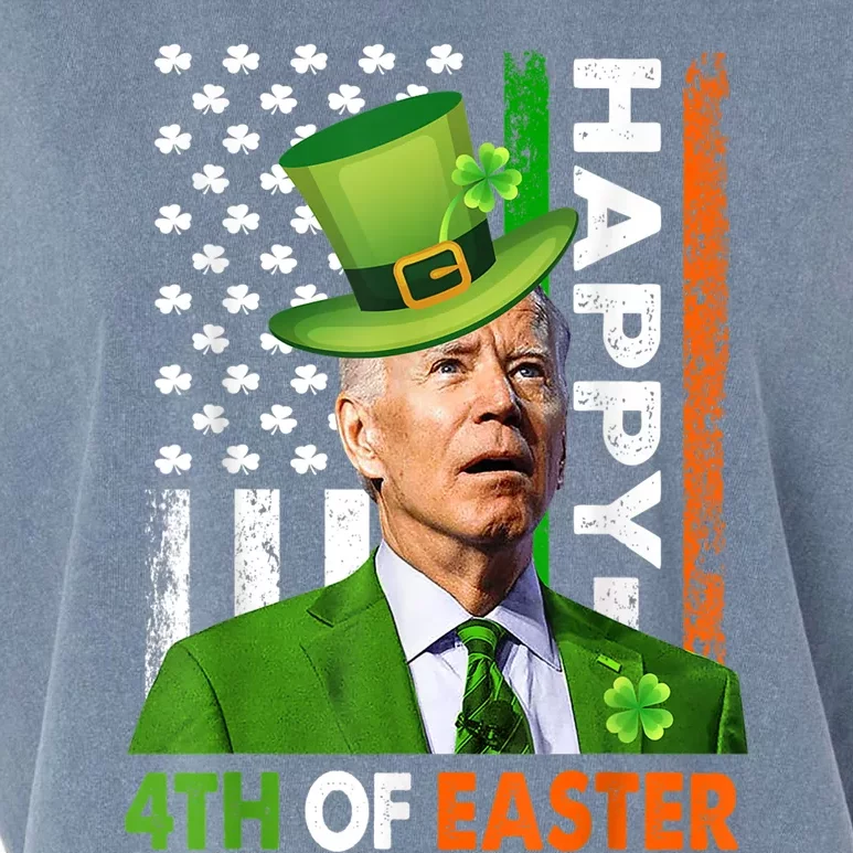 Happy 4th Of Easter Joe Biden St Patricks Day Garment-Dyed Women's Muscle Tee