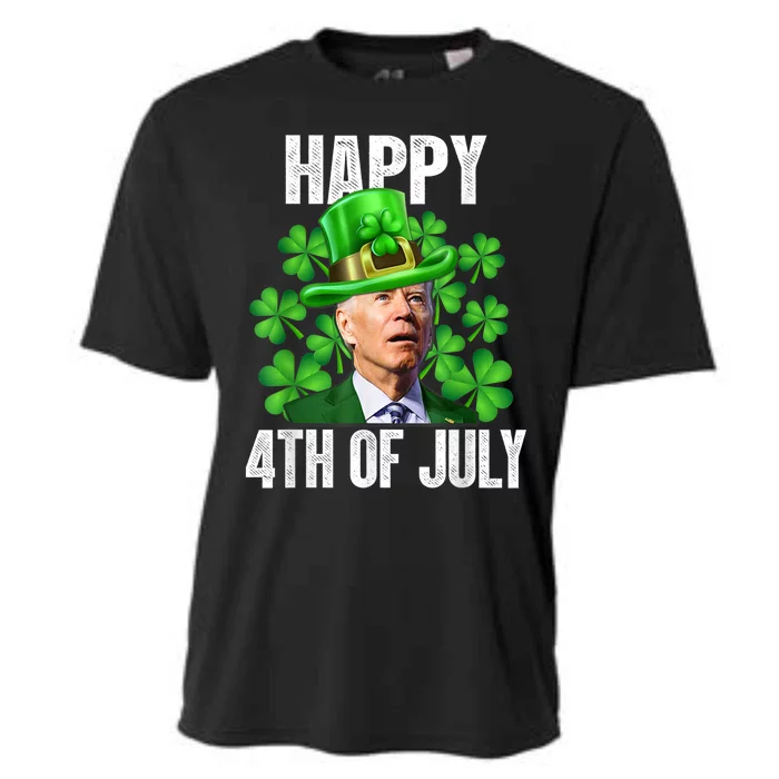 Happy 4th Of July Confused Funny Joe Biden St Patricks Day Cooling Performance Crew T-Shirt