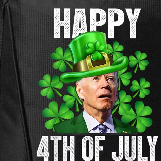 Happy 4th Of July Confused Funny Joe Biden St Patricks Day City Backpack