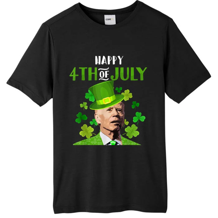 Happy 4th Of July Confused Funny Joe Biden St Patricks Day ChromaSoft Performance T-Shirt