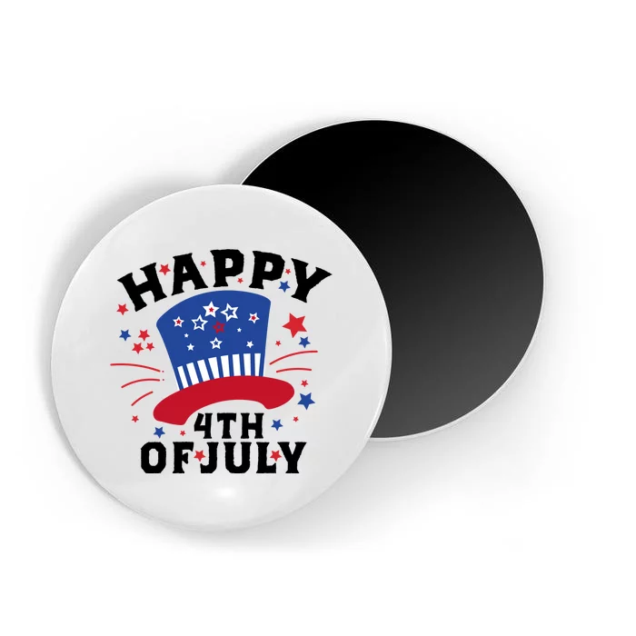 Happy 4th Of July Festive Celebration Magnet