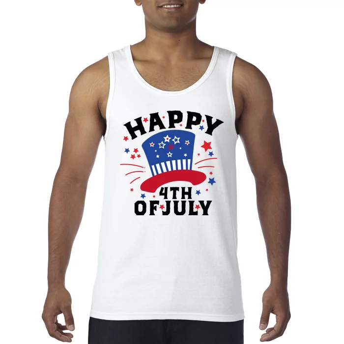 Happy 4th Of July Festive Celebration Tank Top