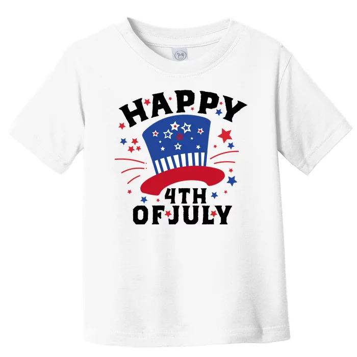 Happy 4th Of July Festive Celebration Toddler T-Shirt