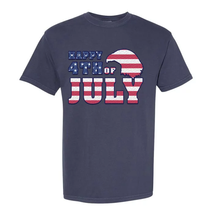 Happy 4th Of July Eagle American Garment-Dyed Heavyweight T-Shirt