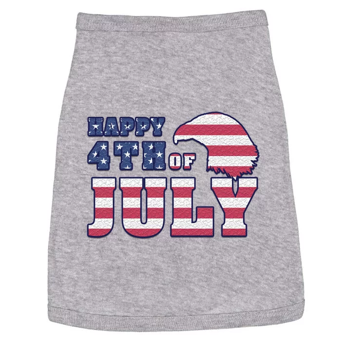 Happy 4th Of July Eagle American Doggie Tank