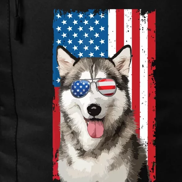 Husky 4th Of July Men Siberian Husky Dog Love Owner Huskies Daily Commute Backpack