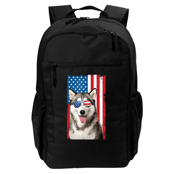 Husky 4th Of July Men Siberian Husky Dog Love Owner Huskies Daily Commute Backpack