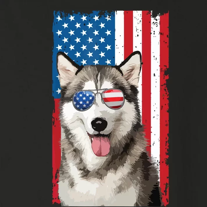 Husky 4th Of July Men Siberian Husky Dog Love Owner Huskies Toddler Long Sleeve Shirt