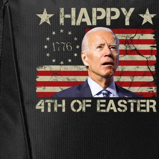 Happy 4th Of Easter Funny Usa Anti Biden City Backpack