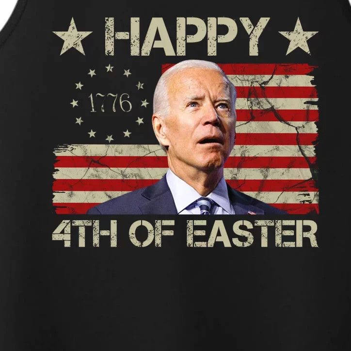 Happy 4th Of Easter Funny Usa Anti Biden Performance Tank