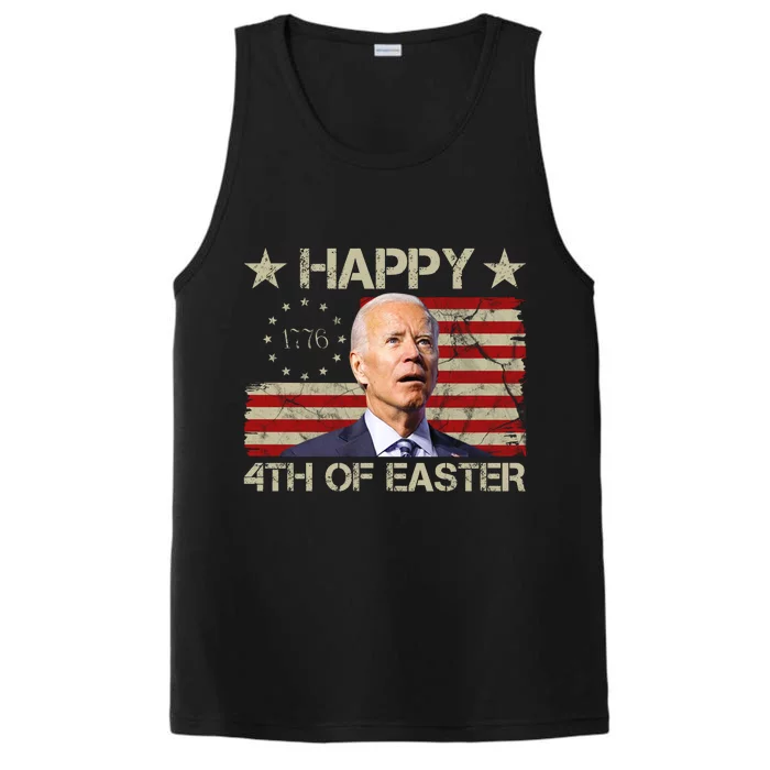 Happy 4th Of Easter Funny Usa Anti Biden Performance Tank