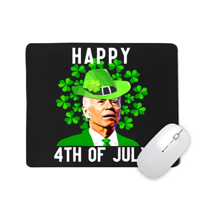 Happy 4th Of July Funny Joe Biden St Patricks Day Mousepad