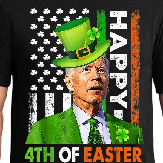 Happy 4th Of Easter Joe Biden St Patricks Day Leprechaun Pajama Set