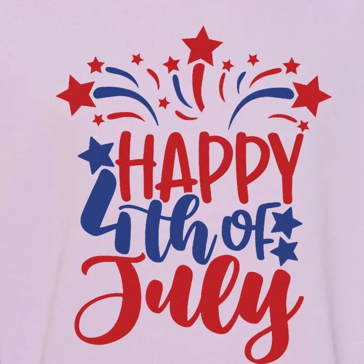 Happy 4th Of July Garment-Dyed Sweatshirt