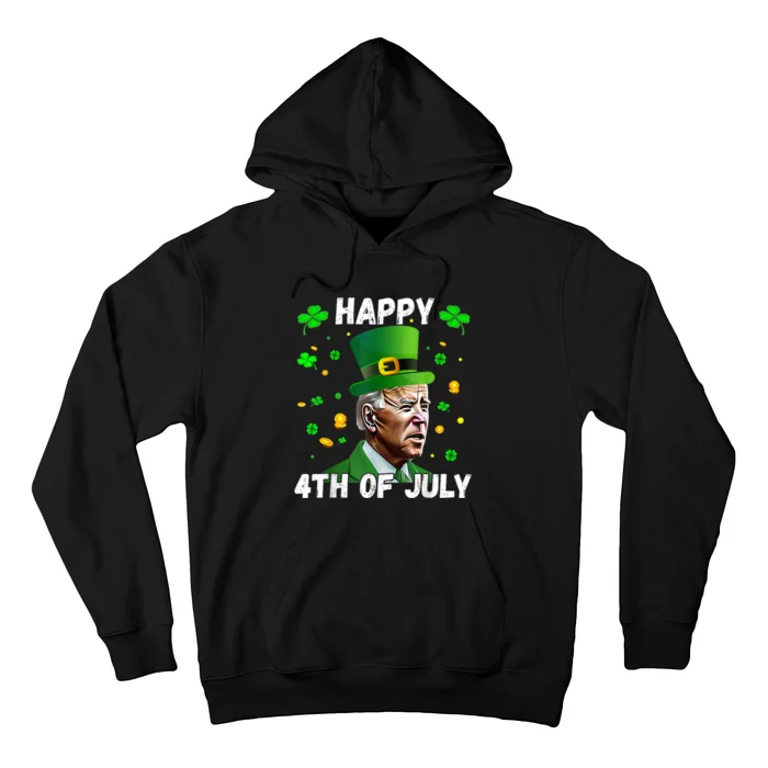 Happy 4th Of July Confused Funny Joe Biden St Patricks Day Hoodie