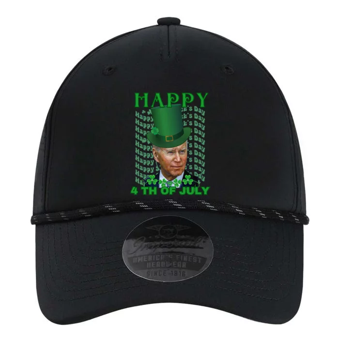 Happy 4th Of July Confused Funny Joe Biden St Patrick Day Gift Performance The Dyno Cap