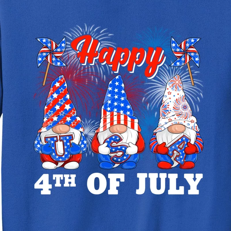 Happy 4th Of July Fireworks Patriotic Usa Gnomes Lovers Gift Sweatshirt