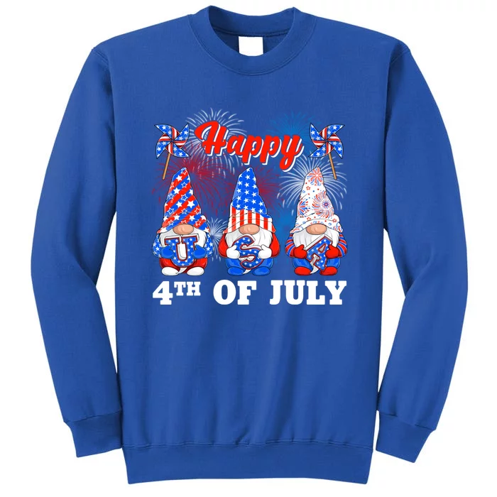 Happy 4th Of July Fireworks Patriotic Usa Gnomes Lovers Gift Sweatshirt