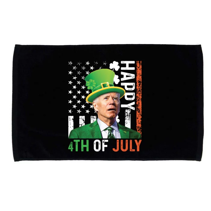 Happy 4th Of July Confused Funny Joe Biden St Patricks Day Gift Microfiber Hand Towel