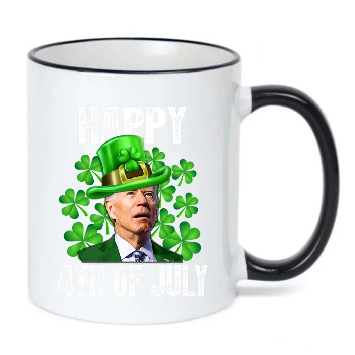 Happy 4th Of July Funny Biden St PatrickS Day Meaningful Gift Black Color Changing Mug