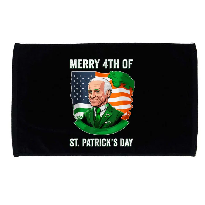 Happy 4th Of July Confused Funny Joe Biden St Patricks Day Microfiber Hand Towel