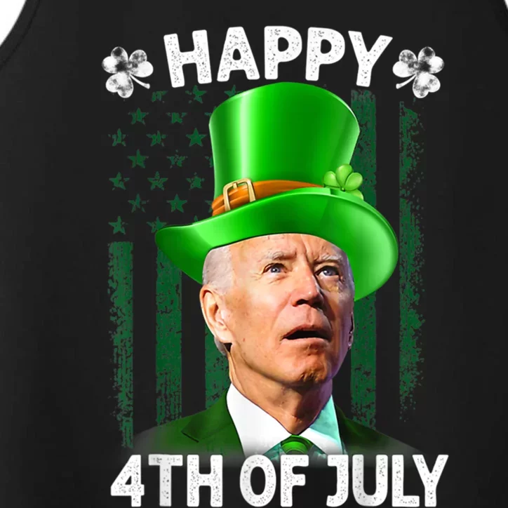 Happy 4th Of July Funny Joe Biden St Patricks Day Gift Performance Tank