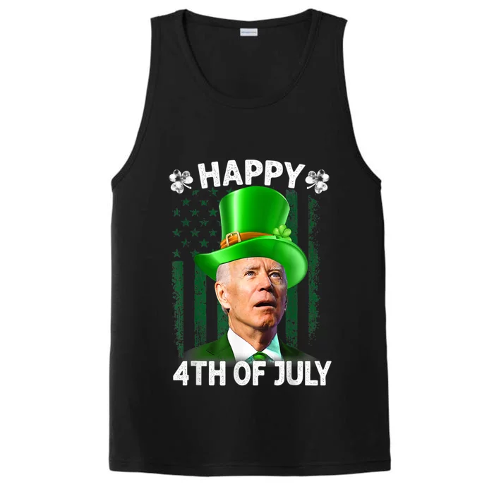 Happy 4th Of July Funny Joe Biden St Patricks Day Gift Performance Tank