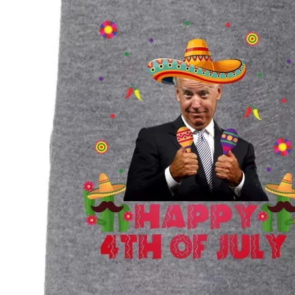 Happy 4th Of July Cinco De Mayo Funny Joe Biden Doggie 3-End Fleece Hoodie