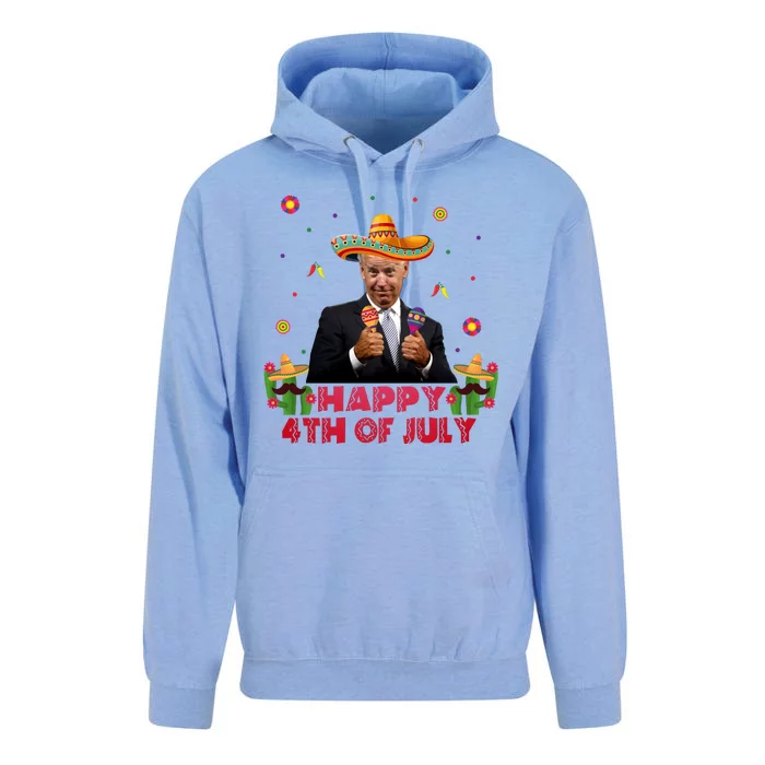 Happy 4th Of July Cinco De Mayo Funny Joe Biden Unisex Surf Hoodie