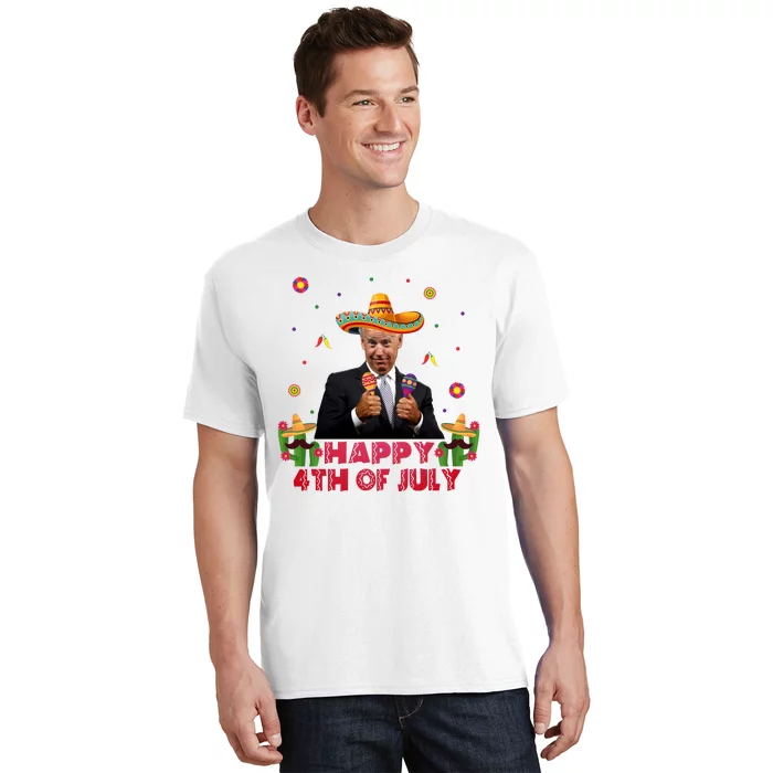 Happy 4th Of July Cinco De Mayo Funny Joe Biden T-Shirt