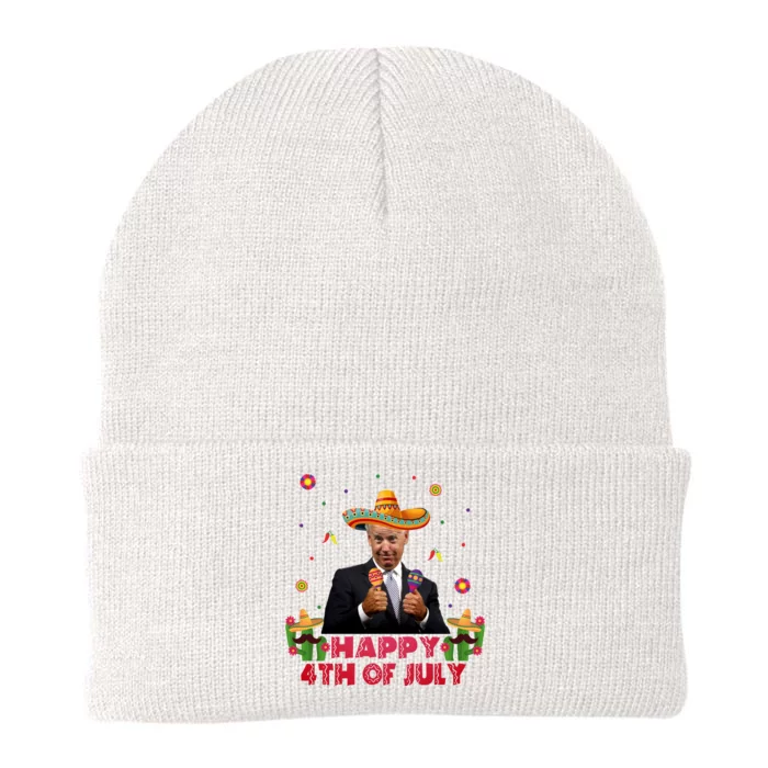 Happy 4th Of July Cinco De Mayo Funny Joe Biden Knit Cap Winter Beanie