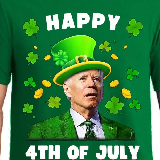 Happy 4th Of July St Patricks Day Funny Confused Joe Biden Great Gift Pajama Set